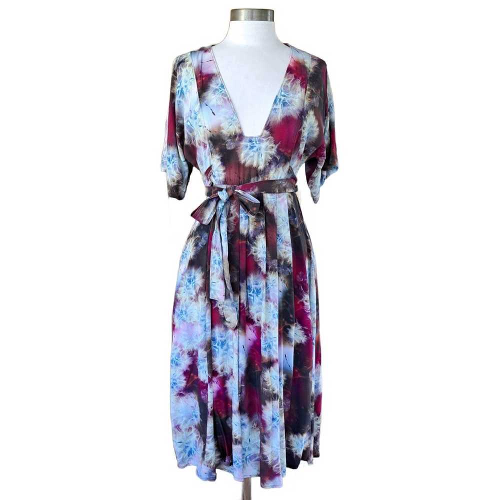 THE ODELLS Anthropologie Monrow Wrap Midi Dress M… - image 2