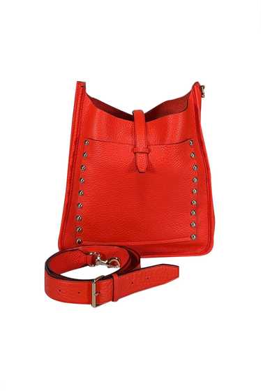 Rebecca Minkoff - Coral Red Pebbled Leather Crossb