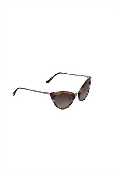 Tom Ford - Brown Tortoise "Grace" Cat Eye Sunglass