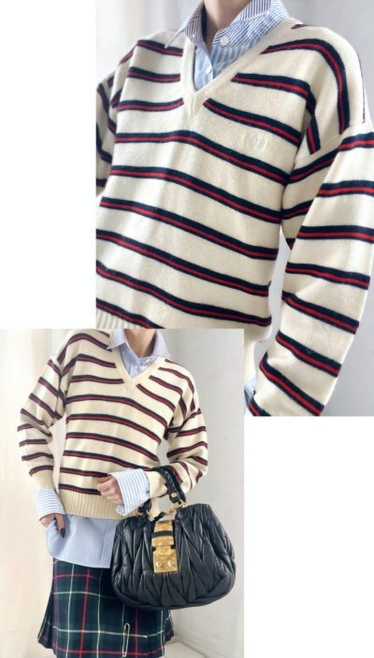 70s Gucci wool stripe jumper