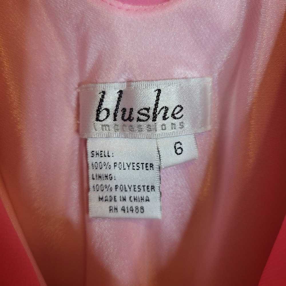 Vintage pink barbie style maxi dress - image 3