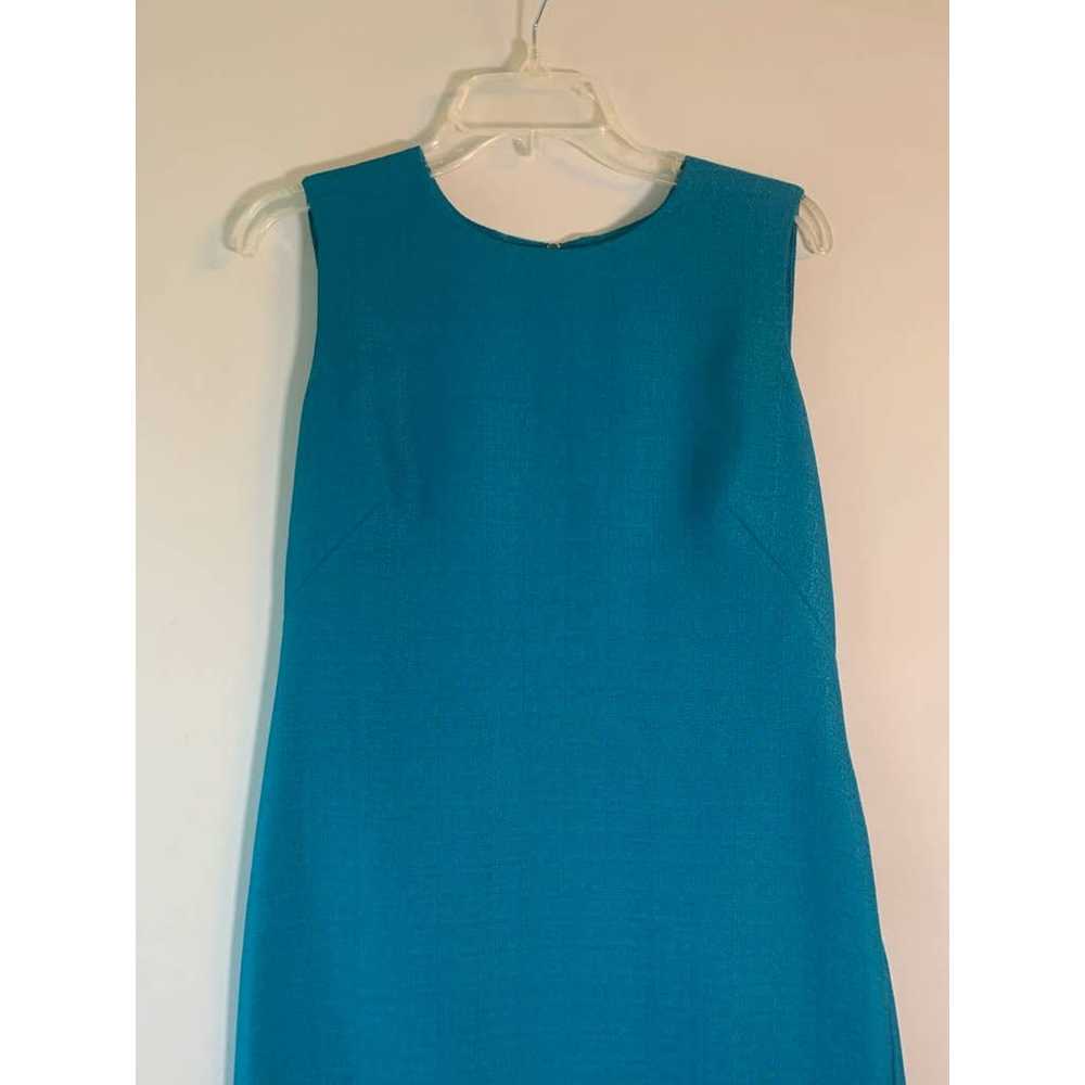 Vintage Leslie Fay Dresses Blue Dress S - image 4