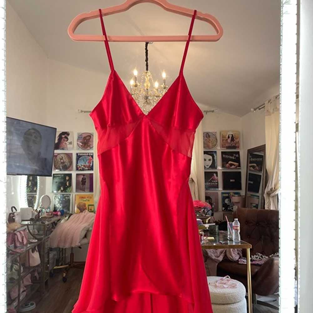 super cute vintage red VICTORIA'S SECRET cottagec… - image 1