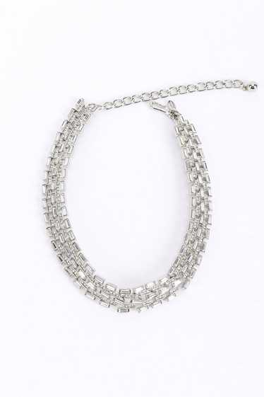 KENNETH JAY LANE Art Deco Crystal Choker