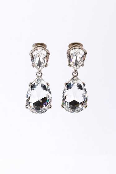 KENNETH JAY LANE Crystal Teardrop Earrings