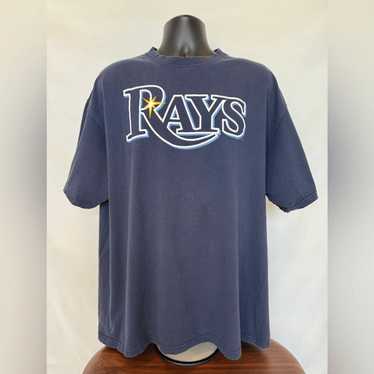 2010年 MLB RAYS Tシャツ タンパベイ・レイズ ネイビー L MLBオフィシャル タンパベイ レイズ XXXL 古着 Tシャツ - メルカリ