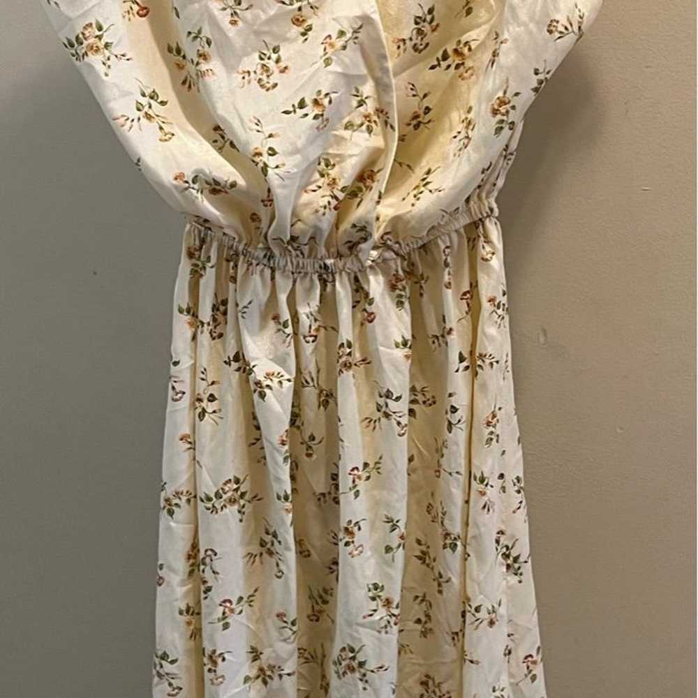 Vintage Handmade Women's Dress Floral Prairie Boh… - image 2