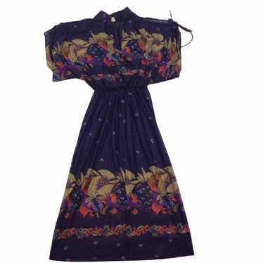 Beautiful vtg 1970s sheer summer dress - image 1