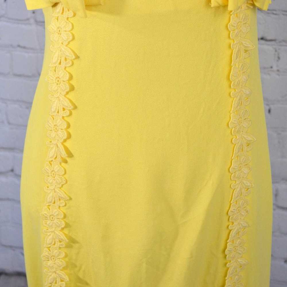 Vintage 60s Yellow Prom Dress Formal Dress Weddin… - image 5