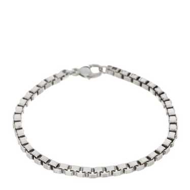 TIFFANY Sterling Silver 4mm Venetian Link Bracelet