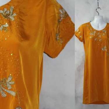 Handmade Mustard Yellow Dress (XS-S) - image 1