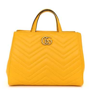 GUCCI Calfskin Matelasse Medium GG Marmont Tote St