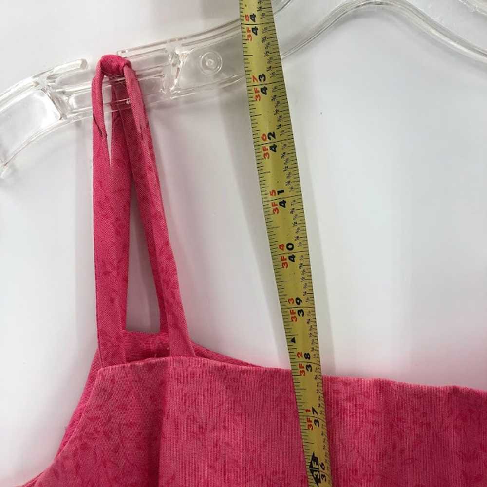 Malia Vintage 1960s Pink Cotton Strappy Summer Fl… - image 11