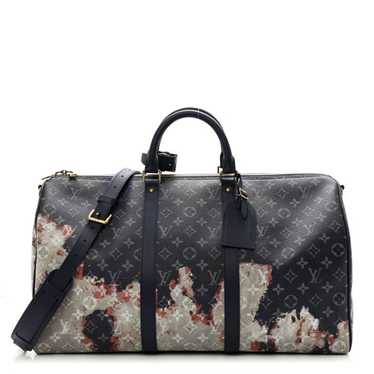 LOUIS VUITTON Monogram Bleach Keepall Bandouliere 