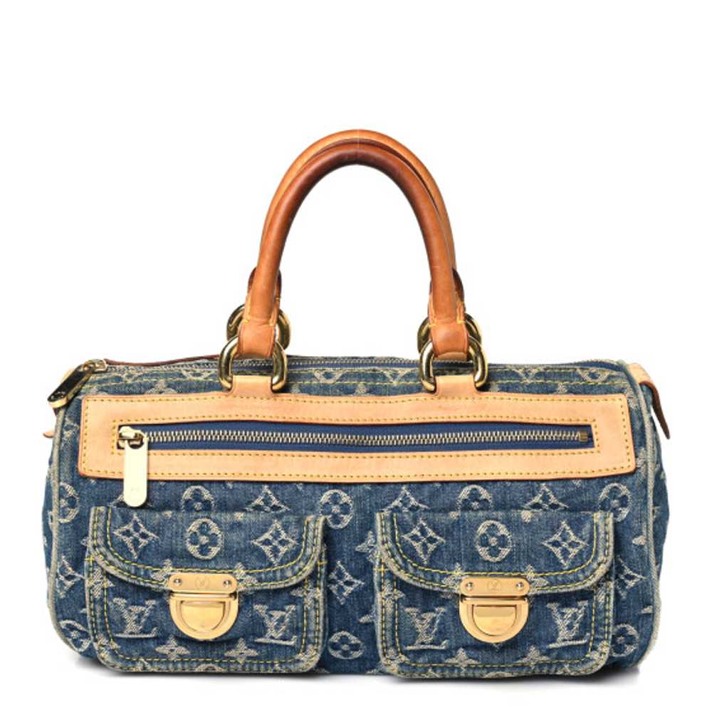 LOUIS VUITTON Monogram Denim Neo Speedy Blue - image 1