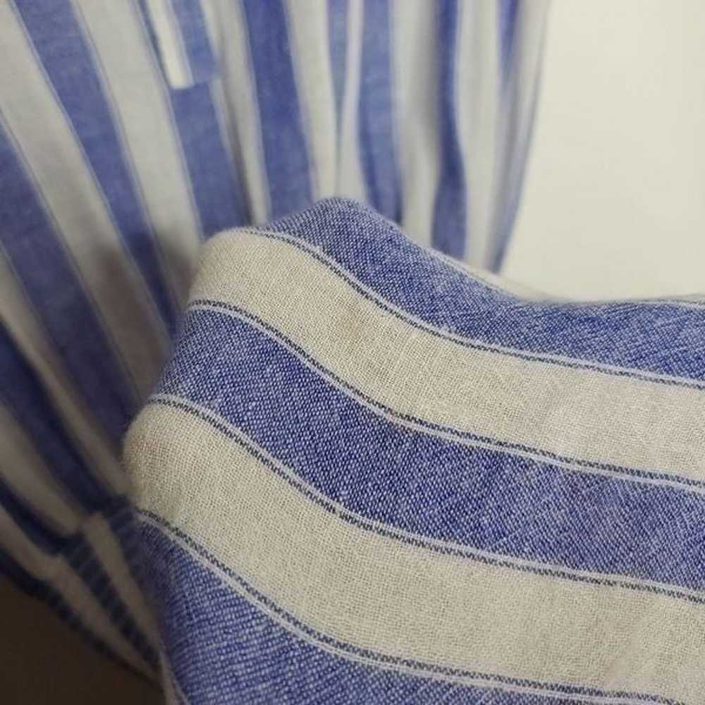 Rails Angelina Pacifica Blue White Stripe Blouson… - image 4