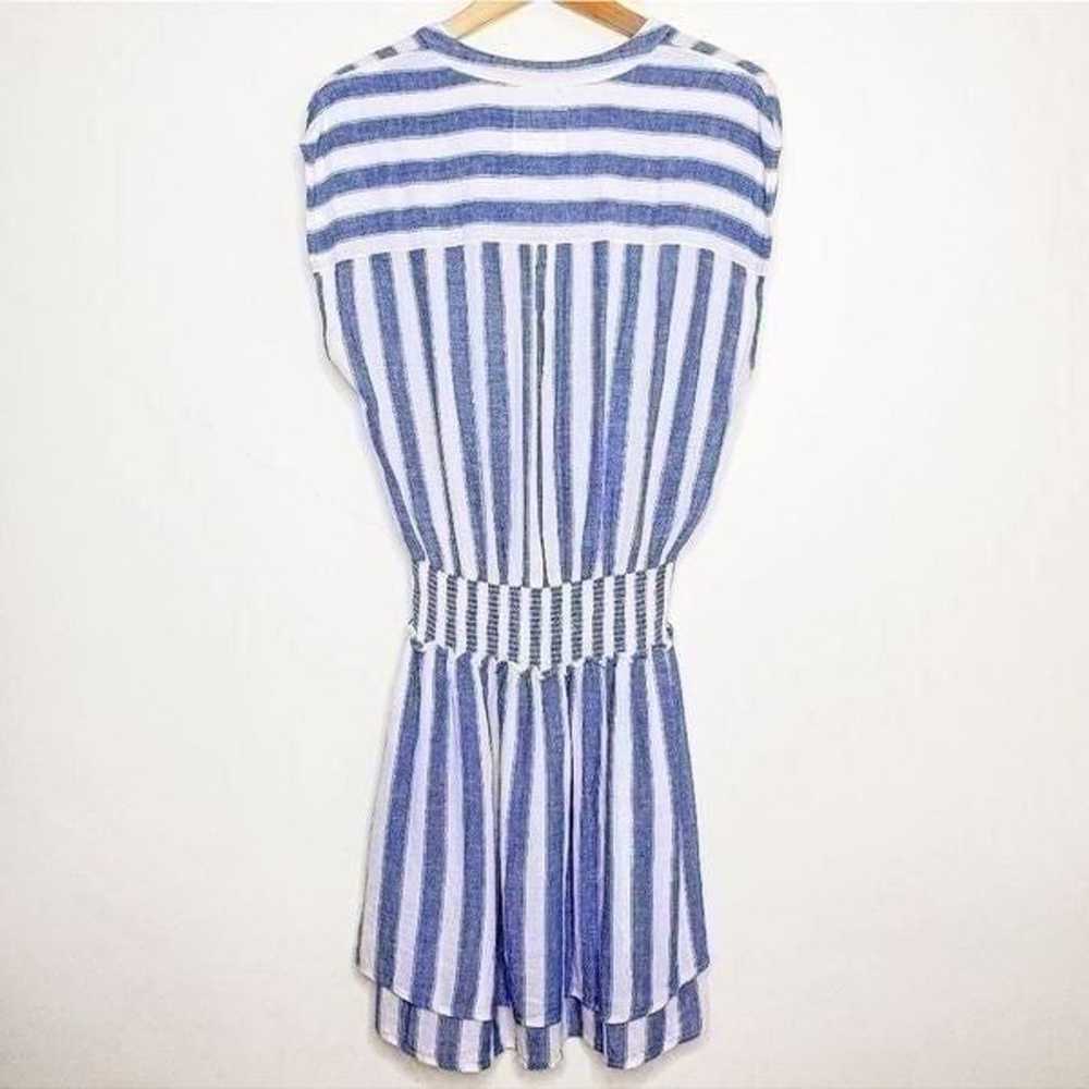 Rails Angelina Pacifica Blue White Stripe Blouson… - image 5