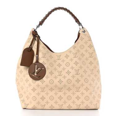 LOUIS VUITTON Mahina Carmel Hobo Creme