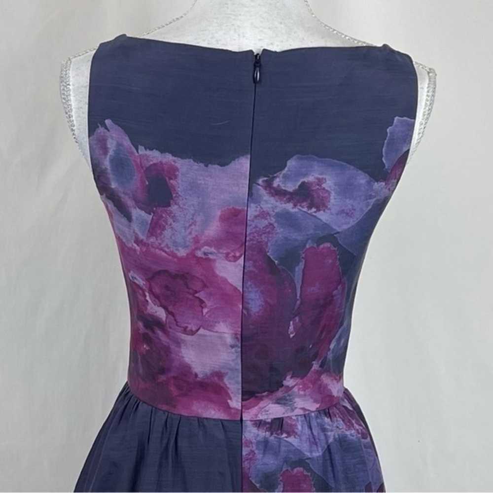 Lela Rose Cotton Silk Blend Watercolor Floral Pri… - image 5