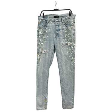 AMIRI/Skinny Pants/33/Denim/IDG/Paint Splatter - image 1