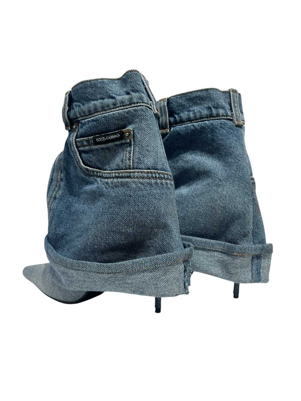 DOLCE&GABBANA/Heels/EU 38/Denim/BLU/DENIM BOOT/HE… - image 2