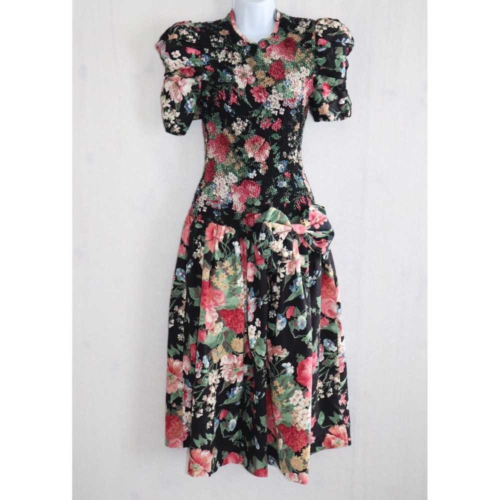 Vintage Opening Night Floral Dress - image 1