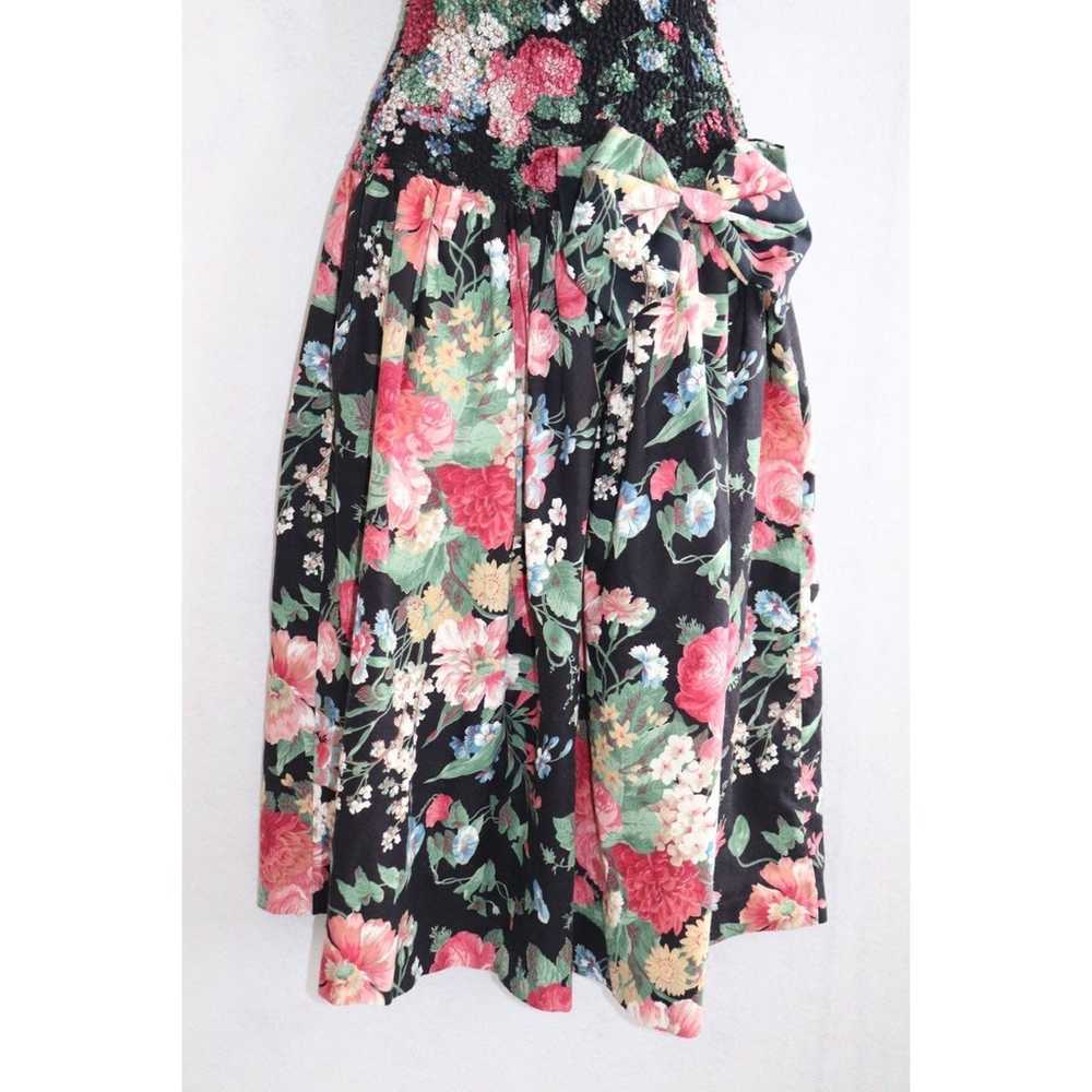 Vintage Opening Night Floral Dress - image 4