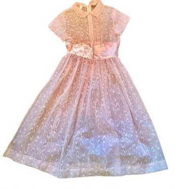 Sheer Bubblegum Pink 1950’s Dress