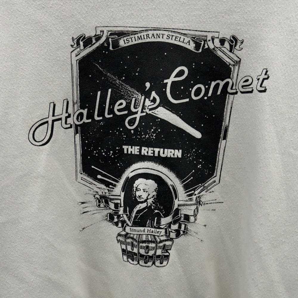 Vintage Cream vintage Halley's Comet crewneck swe… - image 2