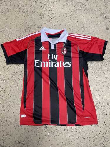 Adidas × Soccer Jersey × Vintage AC Milan Jersey