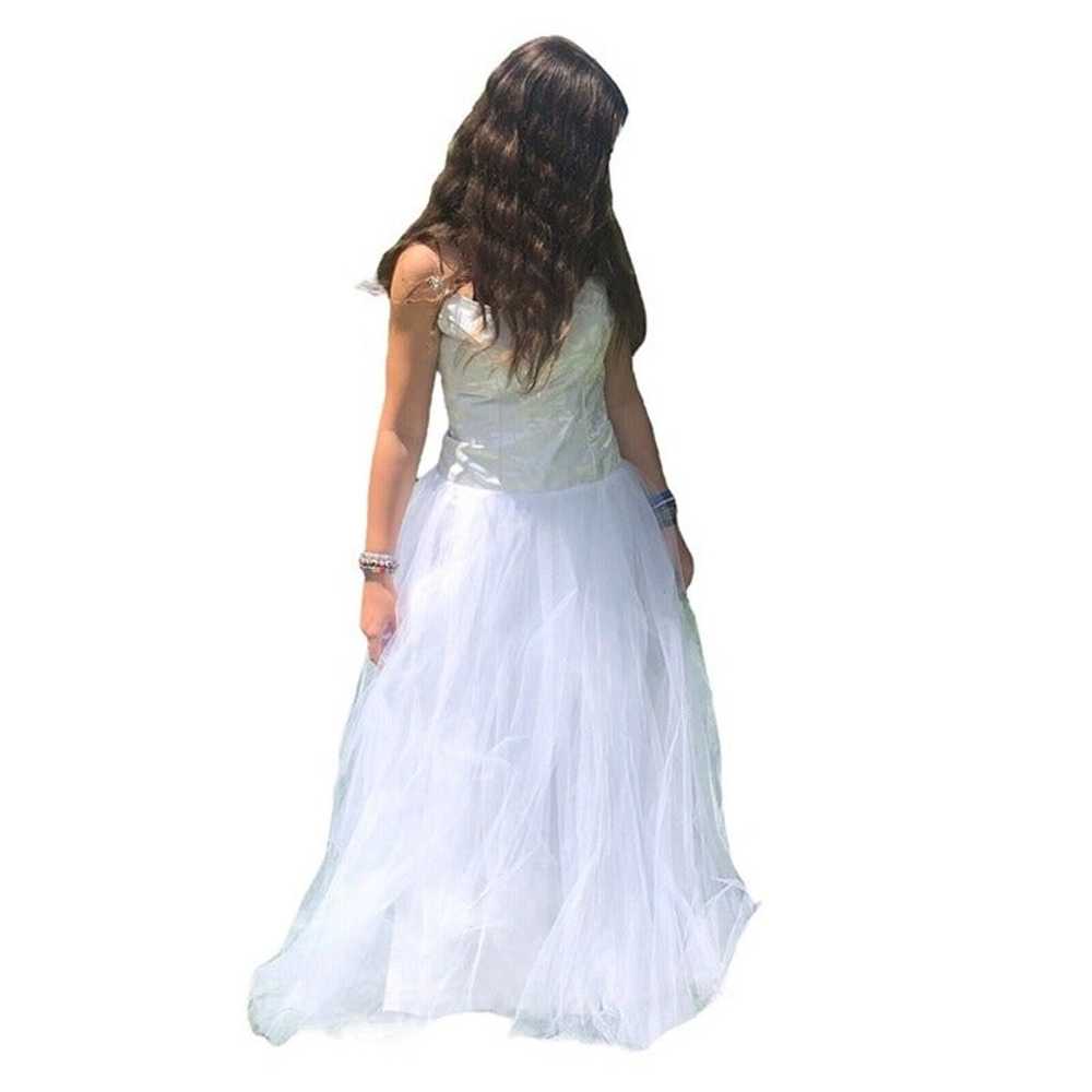 Loralie Vintage Formal Dress Womens Small White S… - image 1