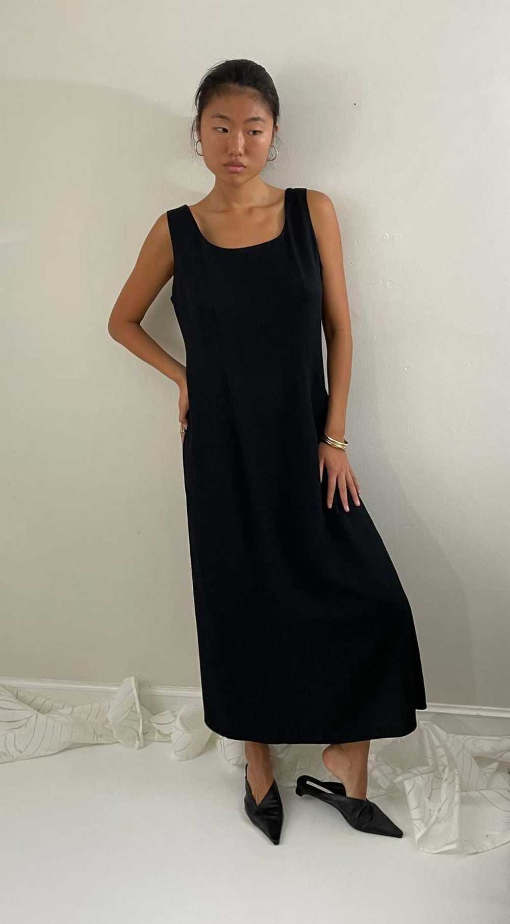 90s Sleeveless Maxi Dress - Black - image 1