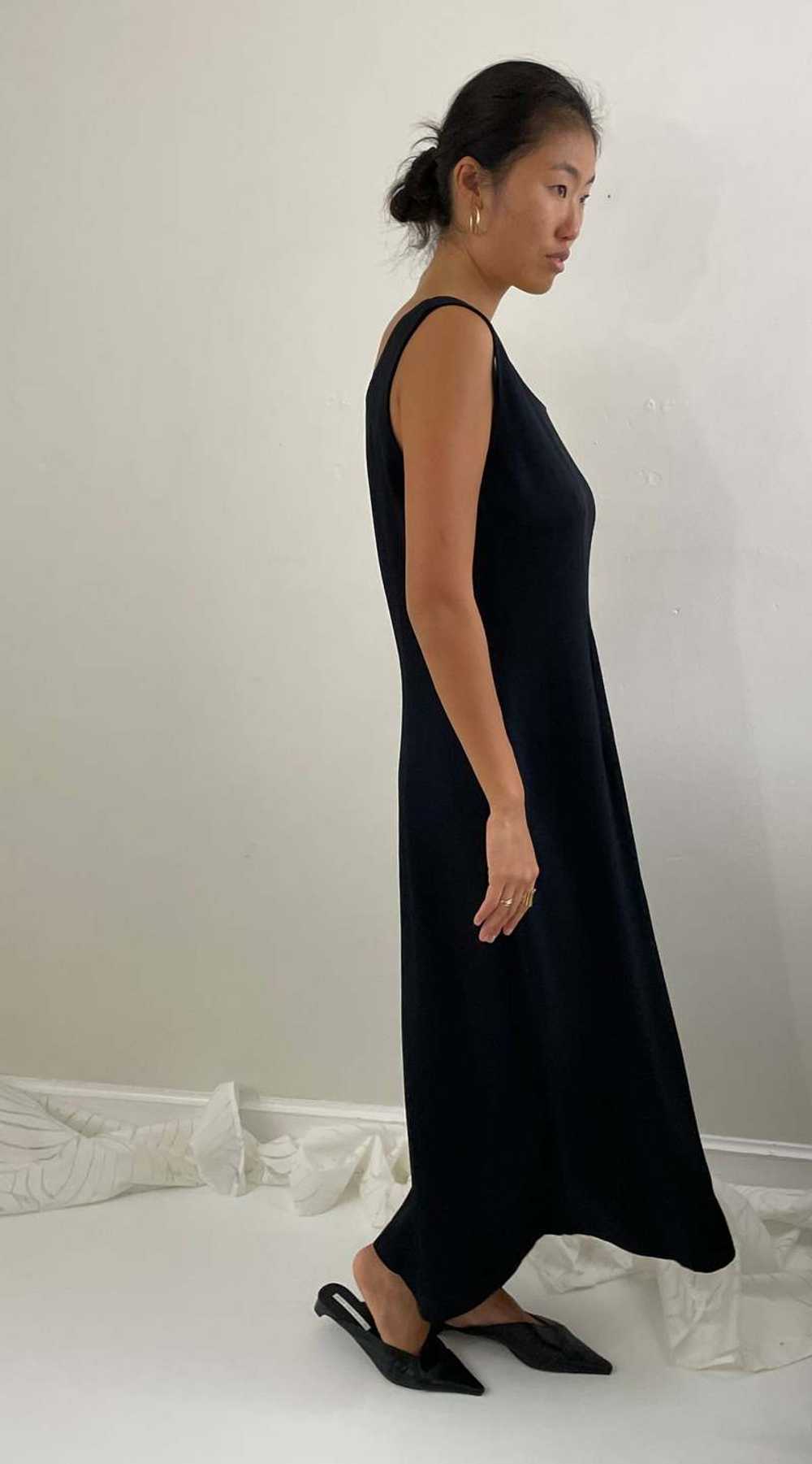 90s Sleeveless Maxi Dress - Black - image 8