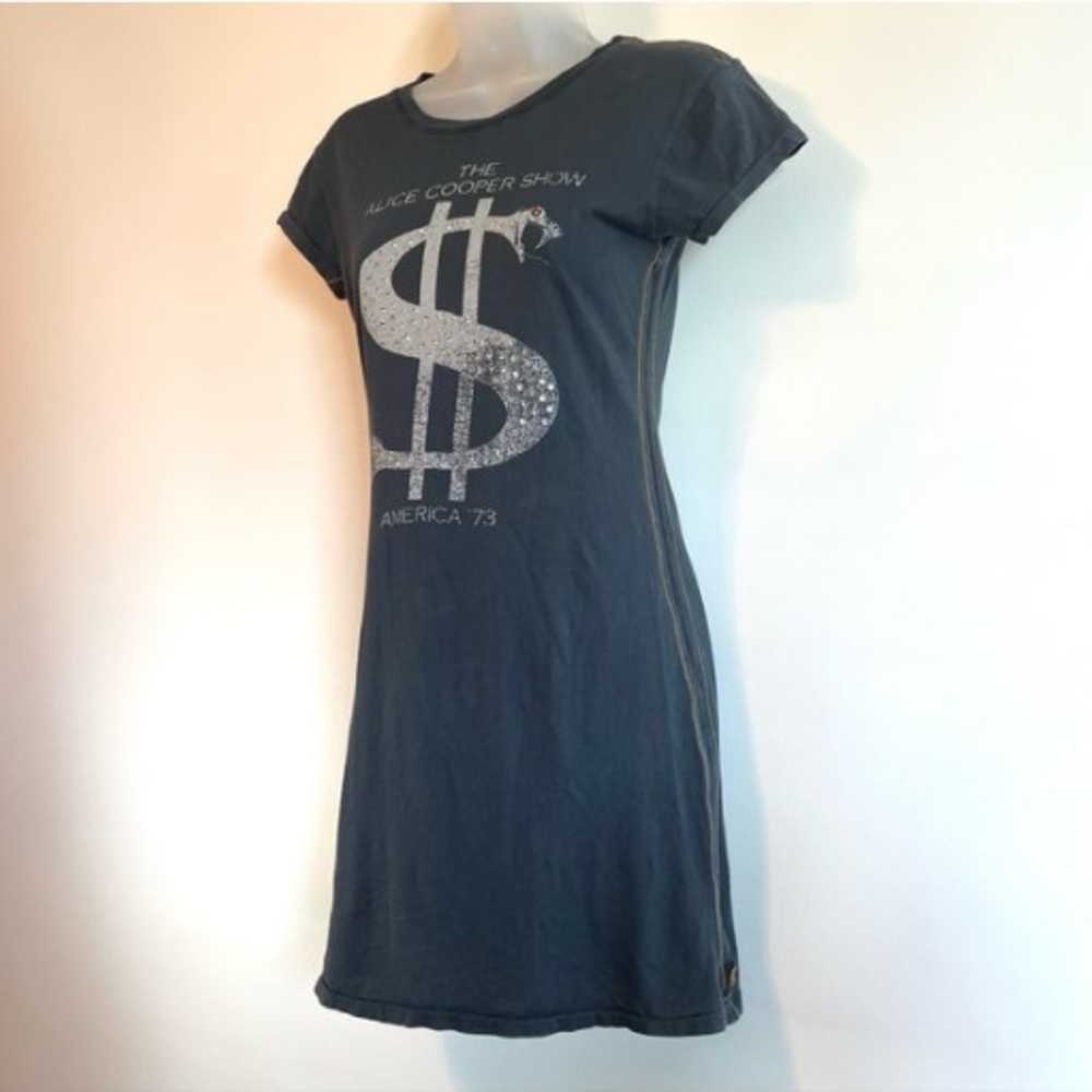 Alice Cooper Embellished Vintage T-Shirt Dress - image 3