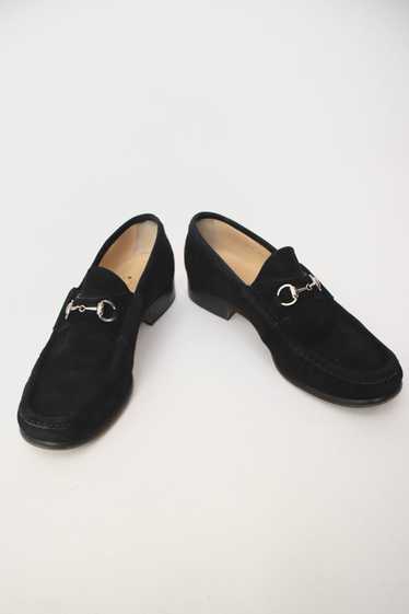 Gucci Suede Horsebit Loafers