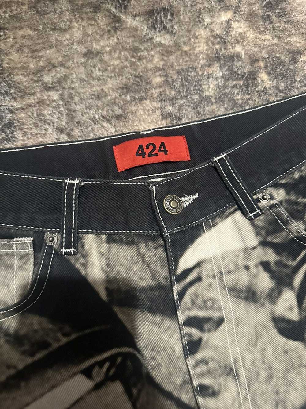 424 On Fairfax 424 On FairFax Print Pants - image 2