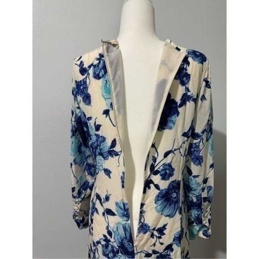 Tory Burch Giovanna Long sleeve Lilly floral 8 10… - image 4