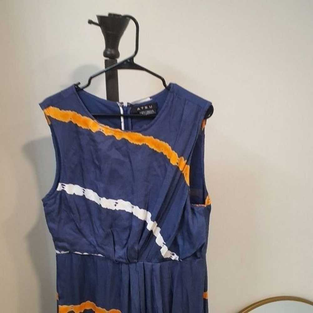 Anthropologie Atsu Tie Dye Dress Size Large - image 2