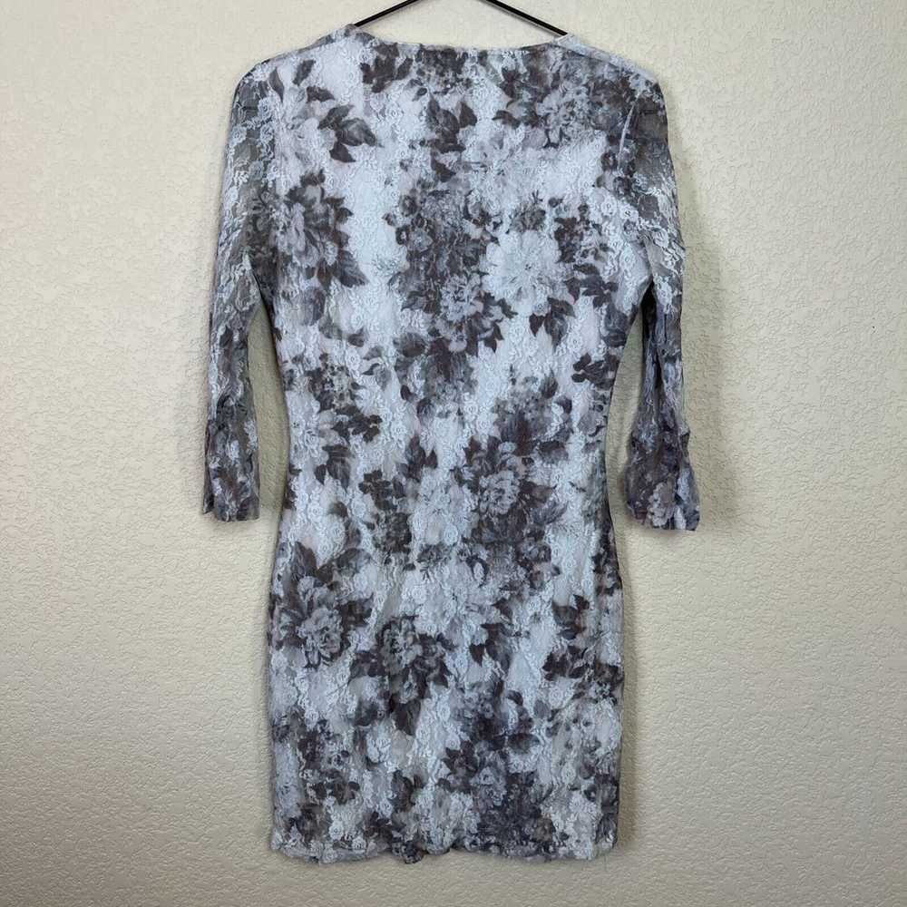 Forever 21 Womens Sz M Black and White Lace Mini … - image 4