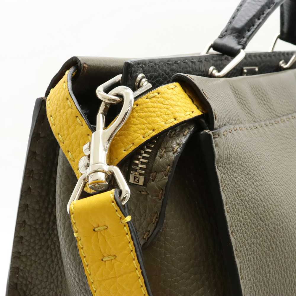 ri60 Fendi Peekaboo Fit Selleria Business Bag Bri… - image 7