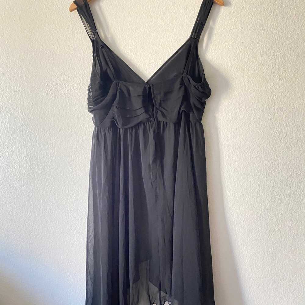 Vintage Victoria’s secret Black Sheer Chiffon Sli… - image 2