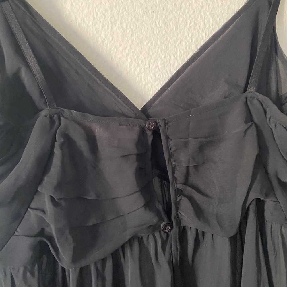 Vintage Victoria’s secret Black Sheer Chiffon Sli… - image 3