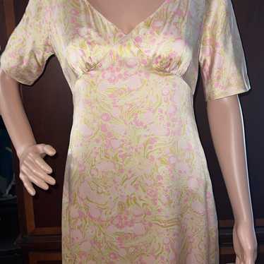 TOCCA 100 % SILK DRESS lined ~Rare find ~ - image 1