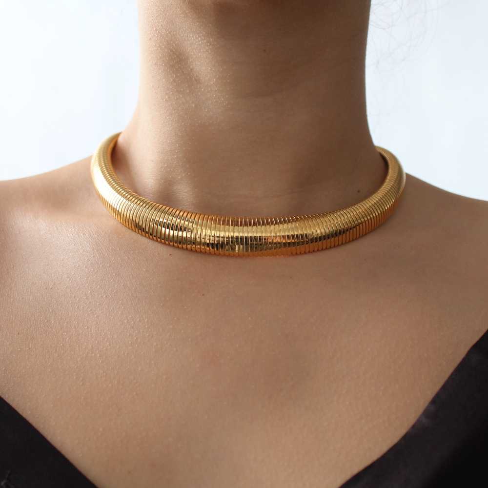 Vintage Snake Chain Choker - image 2