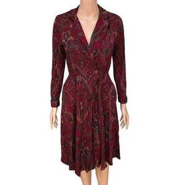 Act 1 New York petite paisley print dress one but… - image 1