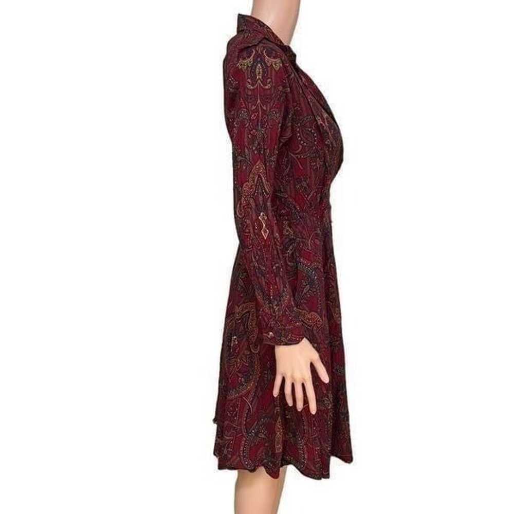 Act 1 New York petite paisley print dress one but… - image 2