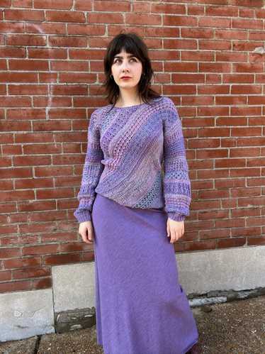 1970’s Shades of Purple Sweater