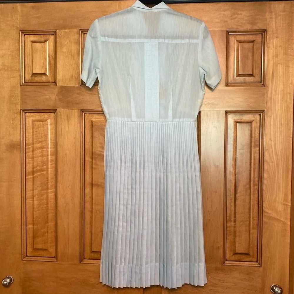 Vintage 60s 70s pleated dress - image 2