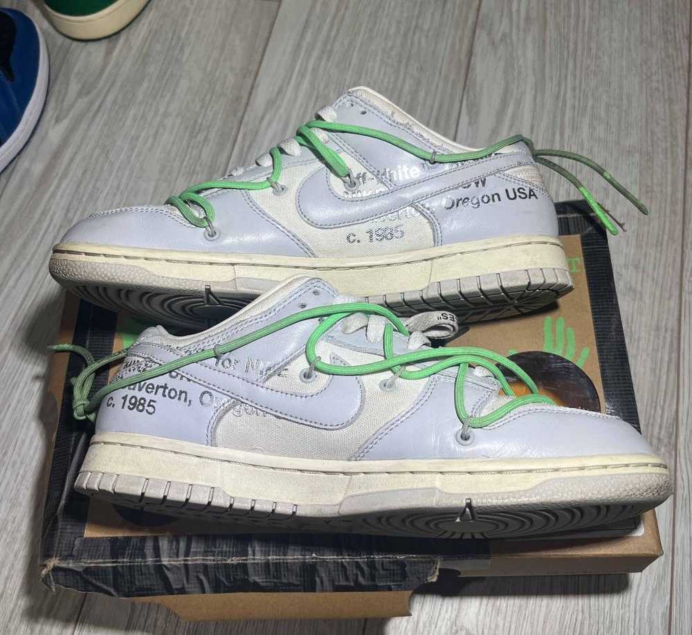 Nike × Off-White off white dunk low lot 26 size 8… - image 2