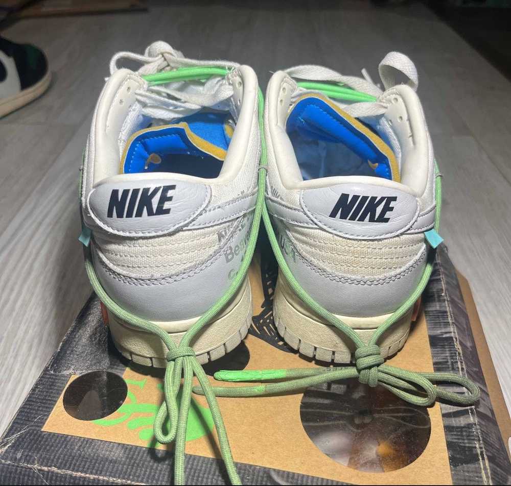 Nike × Off-White off white dunk low lot 26 size 8… - image 4